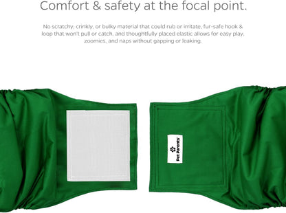 Washable Belly Bands for Dogs (3Pack) + Extendrs Durable Dog Diapers & Wraps (X-Small, Gentlemen)
